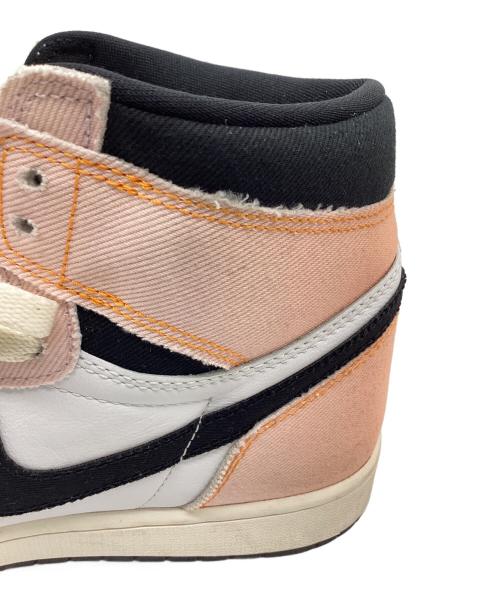 NIKE（ナイキ）NIKE (ナイキ) ハイカットスニーカー ホワイト×オレンジ サイズ:28.5cmの古着・服飾アイテム