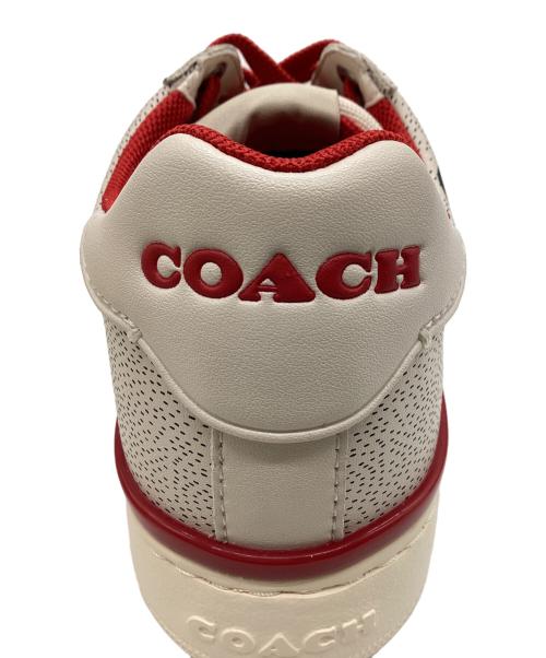 COACH（コーチ）COACH (コーチ) Keith Haring (キースヘリング) クリップロートップスニーカー レッド サイズ:22.5cmの古着・服飾アイテム