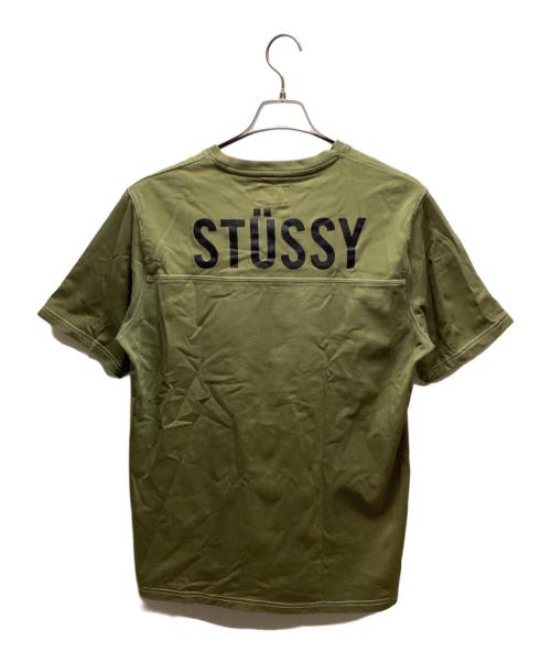 stussy（ステューシー）stussy (ステューシー) 半袖カットソー オリーブ サイズ:Sの古着・服飾アイテム