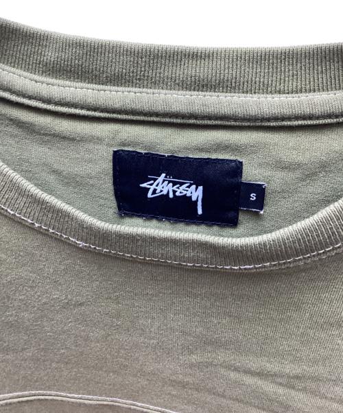 stussy（ステューシー）stussy (ステューシー) 半袖カットソー オリーブ サイズ:Sの古着・服飾アイテム