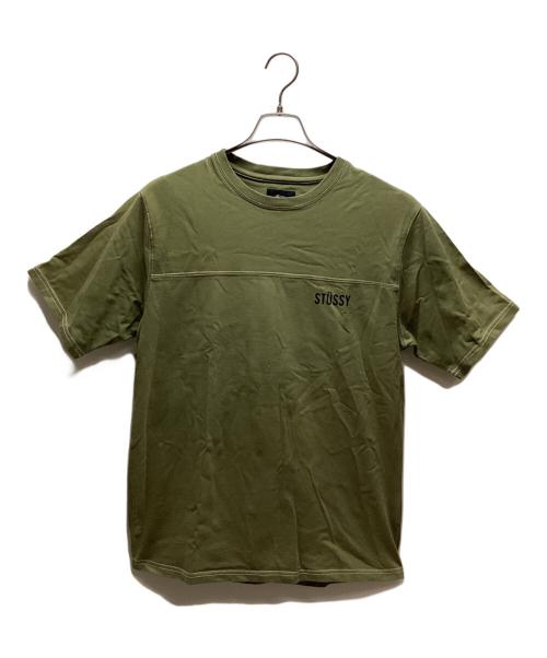stussy（ステューシー）stussy (ステューシー) 半袖カットソー オリーブ サイズ:Sの古着・服飾アイテム