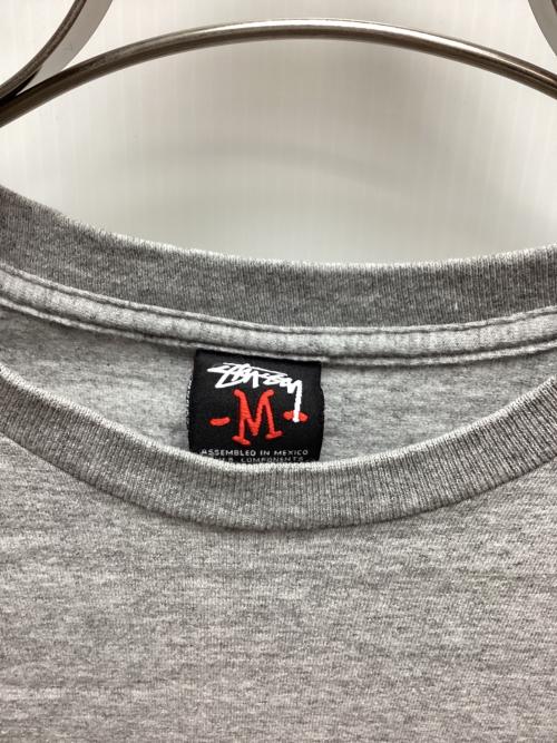 stussy（ステューシー）stussy (ステューシー) 半袖カットソー グレー サイズ:Mの古着・服飾アイテム