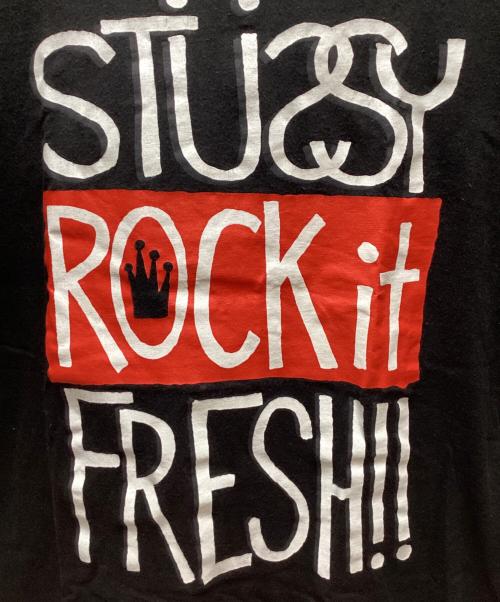 stussy（ステューシー）stussy (ステューシー) 半袖カットソー ブラック サイズ:Lの古着・服飾アイテム