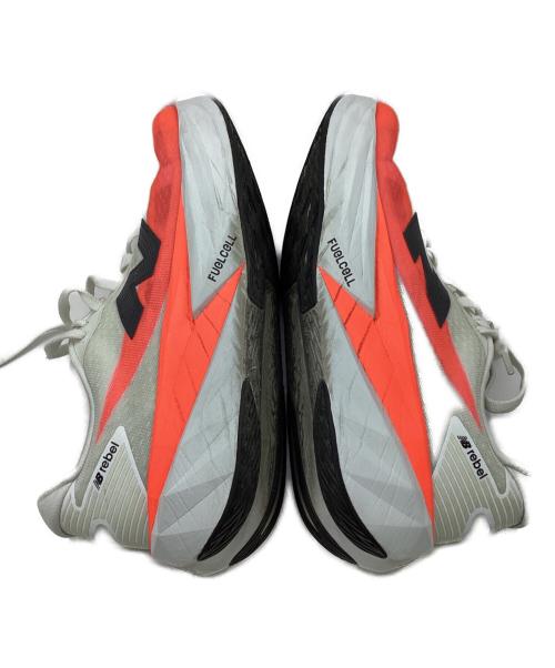 NEW BALANCE（ニューバランス）NEW BALANCE (ニューバランス) ランニングシューズ レッド×ホワイト サイズ:25.5の古着・服飾アイテム