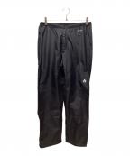 mont-bellモンベル）の古着「レインダンサーパンツ」｜ブラック