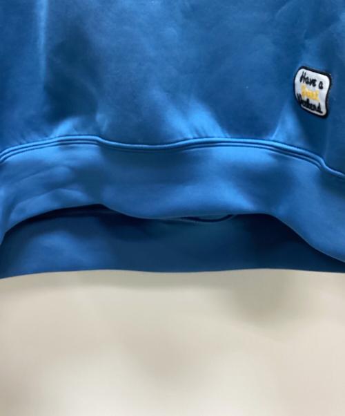 MUNSING WEAR（マンシングウェア）MUNSING WEAR (マンシングウェア) プルオーバーパーカー ブルー サイズ:Lの古着・服飾アイテム