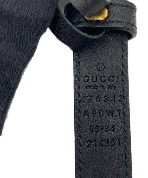 GUCCI（グッチ）GUCCI (グッチ) ベルト ブラックの古着・服飾アイテム