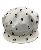 HERMESエルメス）の古着「キャップ」｜ホワイト×ブラック