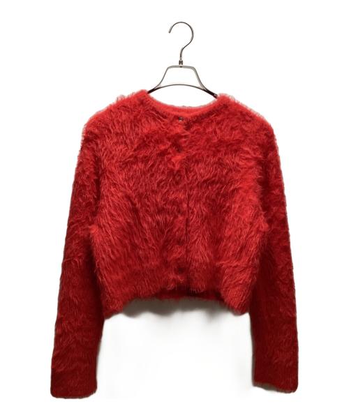 Mila Owen（ミラオーウェン）Mila Owen (ミラオーウェン) ニットカーディガン レッド サイズ:SIZE ONEの古着・服飾アイテム