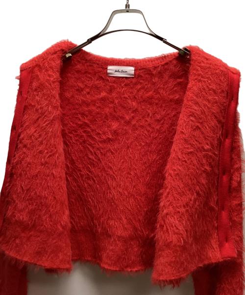 Mila Owen（ミラオーウェン）Mila Owen (ミラオーウェン) ニットカーディガン レッド サイズ:SIZE ONEの古着・服飾アイテム