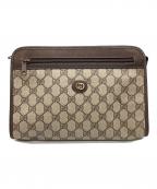 GUCCIグッチ）の古着「セカンドバッグ」｜ブラウン