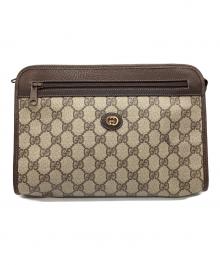 GUCCI（グッチ）の古着「セカンドバッグ」｜ブラウン