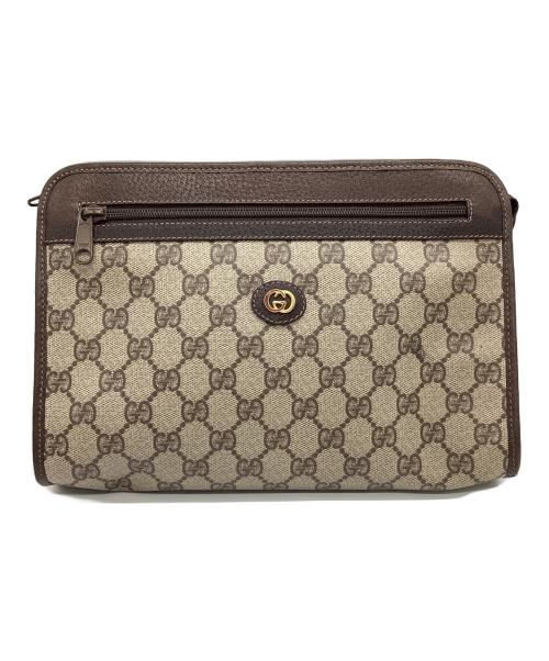 GUCCI（グッチ）GUCCI (グッチ) セカンドバッグ ブラウンの古着・服飾アイテム