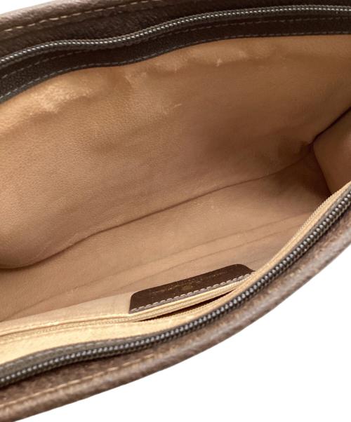 GUCCI（グッチ）GUCCI (グッチ) セカンドバッグ ブラウンの古着・服飾アイテム