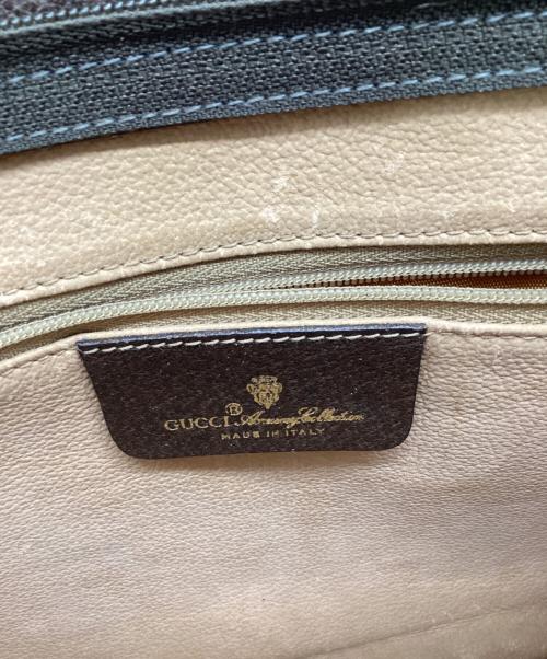 GUCCI（グッチ）GUCCI (グッチ) セカンドバッグ ブラウンの古着・服飾アイテム
