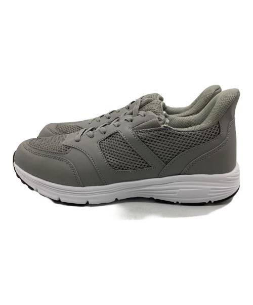 ノーブランド（ノーブランド）ノーブランド (ノーブランド) 軽量スルッとフィットシューズ ライトグレー サイズ:26.5-27cmの古着・服飾アイテム