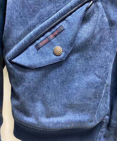 PAPAS（パパス）PAPAS (パパス) デニムレザージャケット ネイビー サイズ:XLの古着・服飾アイテム