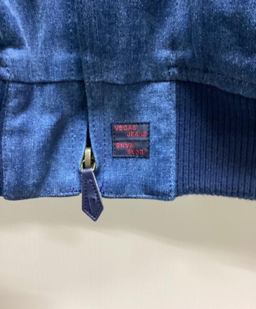 PAPAS（パパス）PAPAS (パパス) デニムレザージャケット ネイビー サイズ:XLの古着・服飾アイテム