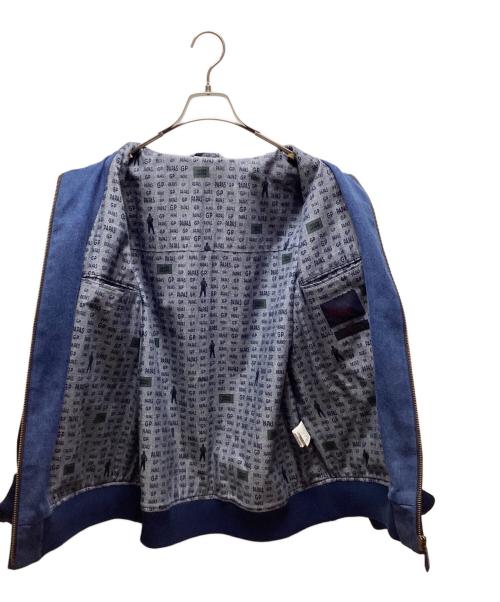 PAPAS（パパス）PAPAS (パパス) デニムレザージャケット ネイビー サイズ:XLの古着・服飾アイテム