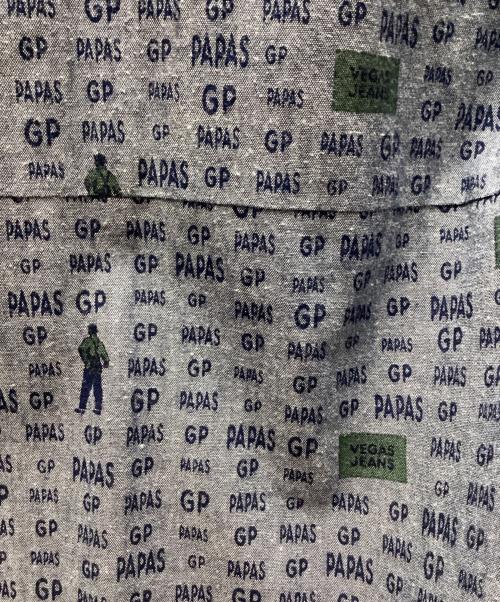 PAPAS（パパス）PAPAS (パパス) デニムレザージャケット ネイビー サイズ:XLの古着・服飾アイテム