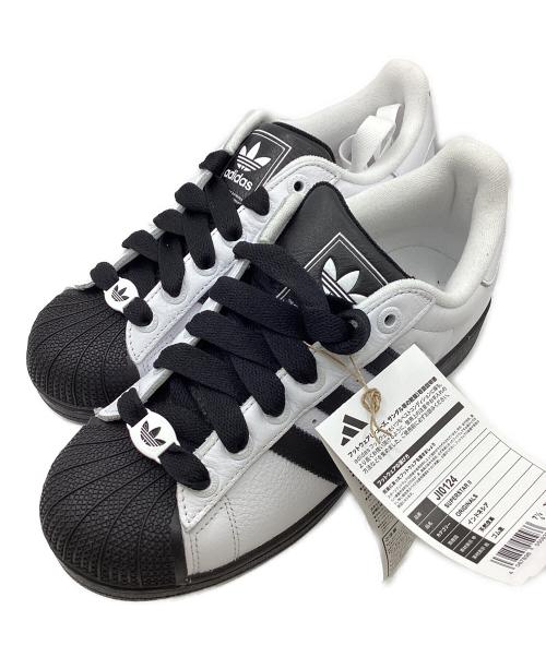 adidas（アディダス）adidas (アディダス) ローカットスニーカー ホワイト×ブラック サイズ:26の古着・服飾アイテム