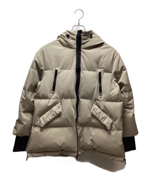 nano・universe（ナノ・ユニバース）nano・universe (ナノ・ユニバース) 西川ダウン (ニシカワダウン) ソロテックスAラインダウン ベージュ サイズ:サイズ38の古着・服飾アイテム