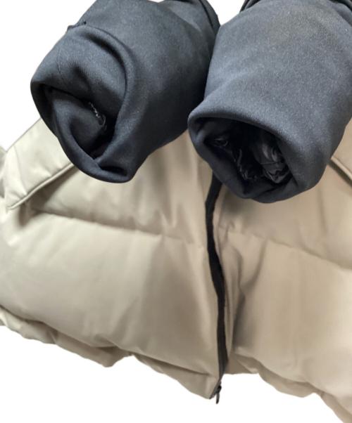 nano・universe（ナノ・ユニバース）nano・universe (ナノ・ユニバース) 西川ダウン (ニシカワダウン) ソロテックスAラインダウン ベージュ サイズ:サイズ38の古着・服飾アイテム