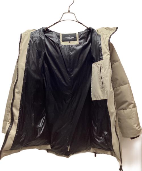 nano・universe（ナノ・ユニバース）nano・universe (ナノ・ユニバース) 西川ダウン (ニシカワダウン) ソロテックスAラインダウン ベージュ サイズ:サイズ38の古着・服飾アイテム