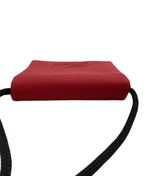 LACOSTE（ラコステ）LACOSTE (ラコステ) 2つ折り財布 レッドの古着・服飾アイテム