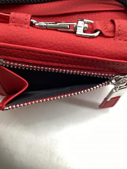 LACOSTE（ラコステ）LACOSTE (ラコステ) 2つ折り財布 レッドの古着・服飾アイテム