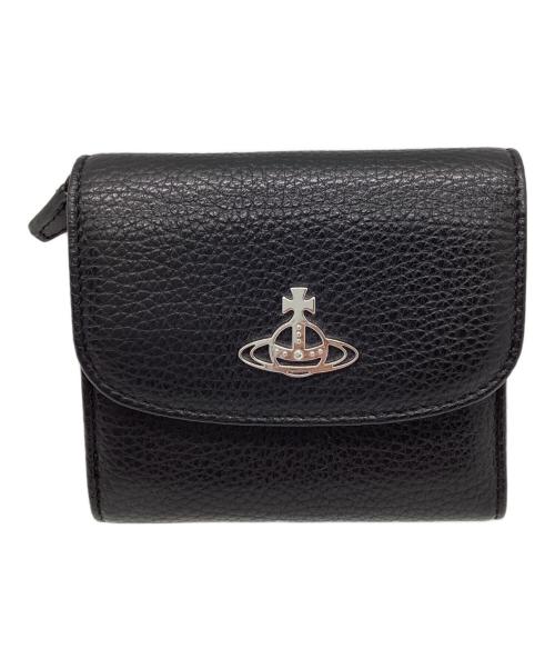 Vivienne Westwood（ヴィヴィアンウエストウッド）Vivienne Westwood (ヴィヴィアンウエストウッド) 3つ折り財布 ブラックの古着・服飾アイテム