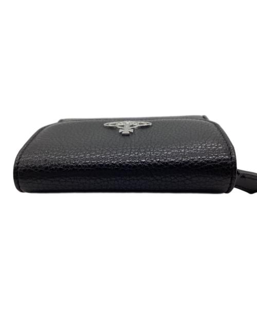 Vivienne Westwood（ヴィヴィアンウエストウッド）Vivienne Westwood (ヴィヴィアンウエストウッド) 3つ折り財布 ブラックの古着・服飾アイテム
