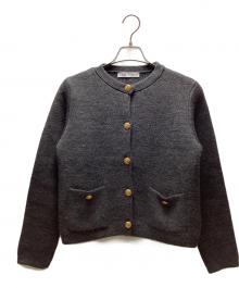 ZARA（ザラ）の古着「ニットカーディガン」｜ブラック