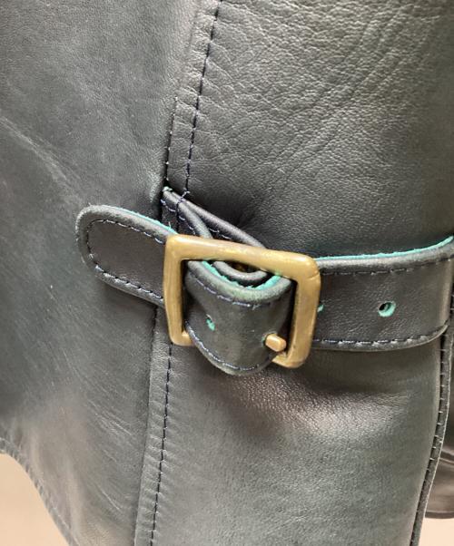 Y'2 leather（ワイツーレザー）Y'2 leather (ワイツーレザー) シングルライダースジャケット ブラック サイズ:SIZE38の古着・服飾アイテム