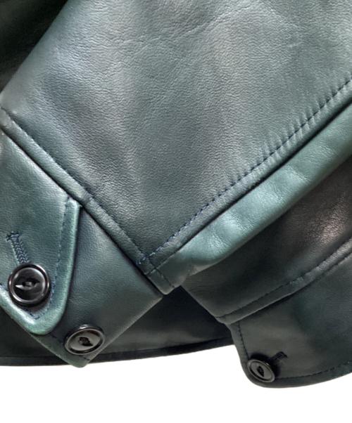 Y'2 leather（ワイツーレザー）Y'2 leather (ワイツーレザー) シングルライダースジャケット ブラック サイズ:SIZE38の古着・服飾アイテム