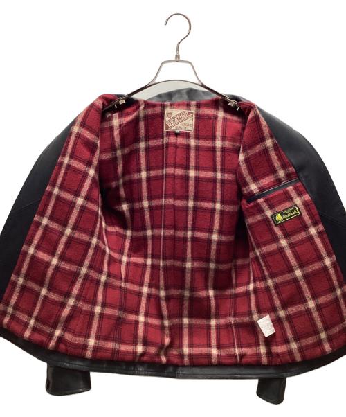 Y'2 leather（ワイツーレザー）Y'2 leather (ワイツーレザー) シングルライダースジャケット ブラック サイズ:SIZE38の古着・服飾アイテム