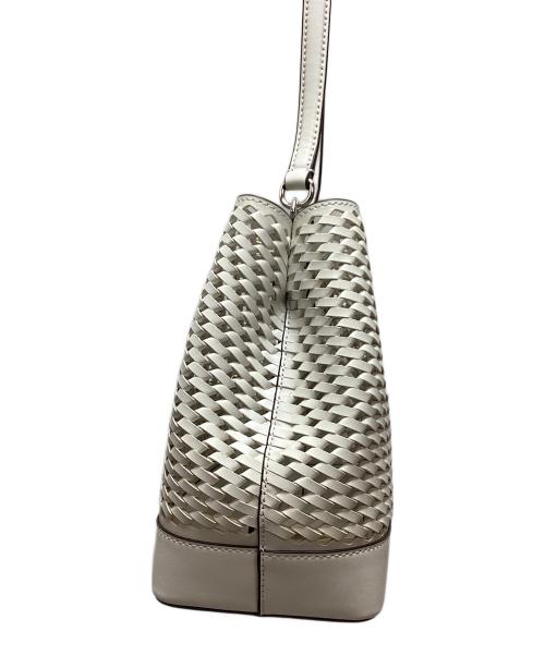 MICHAEL KORS（マイケル・コース）MICHAEL KORS (マイケル・コース) ハンドバッグ ホワイトの古着・服飾アイテム