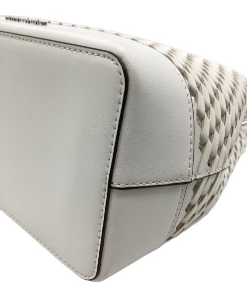 MICHAEL KORS（マイケル・コース）MICHAEL KORS (マイケル・コース) ハンドバッグ ホワイトの古着・服飾アイテム