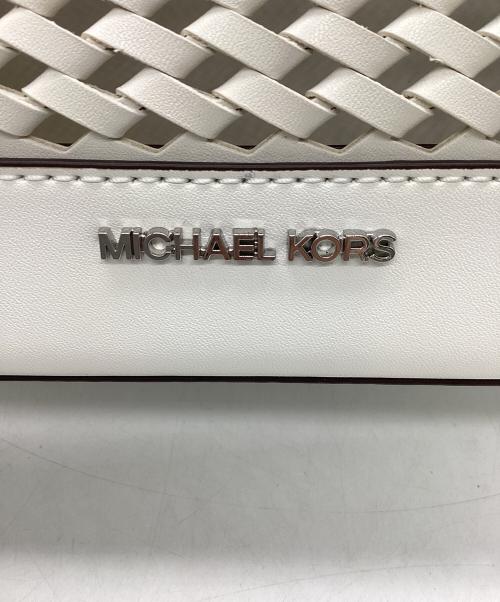 MICHAEL KORS（マイケル・コース）MICHAEL KORS (マイケル・コース) ハンドバッグ ホワイトの古着・服飾アイテム