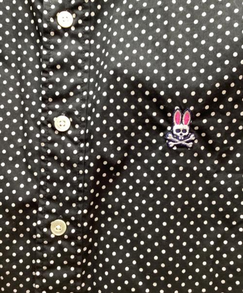 Psycho Bunny（サイコ バニー）Psycho Bunny (サイコ バニー) 半袖シャツ ブラック サイズ:Sの古着・服飾アイテム