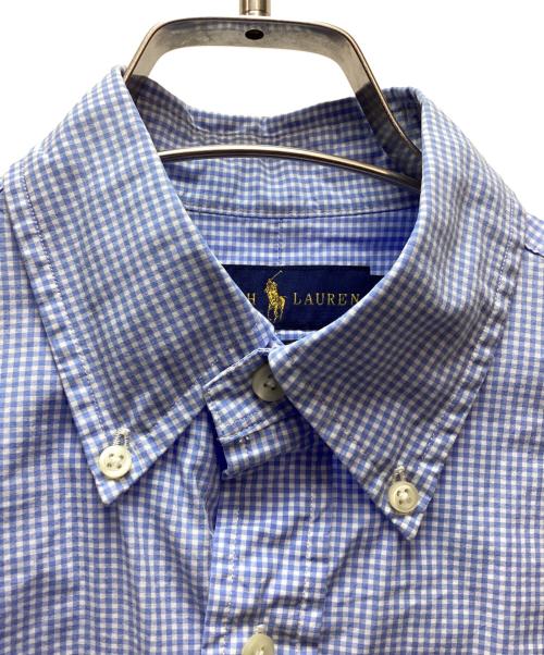 RALPH LAUREN（ラルフローレン）RALPH LAUREN (ラルフローレン) 半袖シャツ スカイブルー サイズ:XSの古着・服飾アイテム