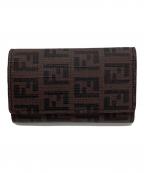 FENDIフェンディ）の古着「6連キーケース」｜ブラウン×ブラック