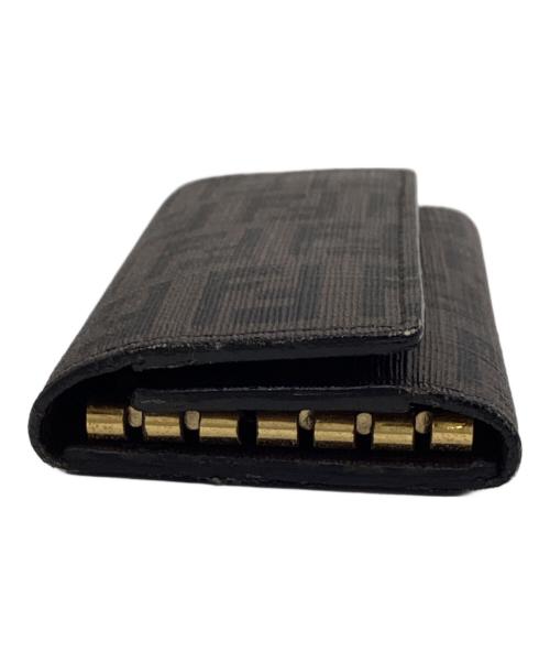 FENDI（フェンディ）FENDI (フェンディ) 6連キーケース ブラウン×ブラックの古着・服飾アイテム