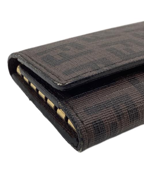 FENDI（フェンディ）FENDI (フェンディ) 6連キーケース ブラウン×ブラックの古着・服飾アイテム