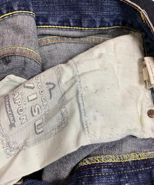 EVISU PARIS（エヴィス パリス）EVISU PARIS (エヴィス パリス) デニムパンツ インディゴ サイズ:86cm（W34）の古着・服飾アイテム