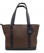 FUJITAKAフジタカ）の古着「レザートートバッグ」｜ブラウン