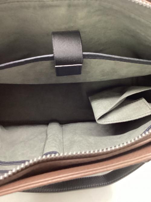 FUJITAKA（フジタカ）FUJITAKA (フジタカ) レザートートバッグ ブラウンの古着・服飾アイテム