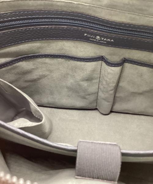 FUJITAKA（フジタカ）FUJITAKA (フジタカ) レザートートバッグ ブラウンの古着・服飾アイテム