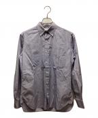 GAMBERT CUSTOM SHIRTSギャンバードカスタムシャツ）の古着「長袖シャツ」｜ホワイト×ブルー