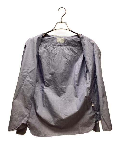 GAMBERT CUSTOM SHIRTS（ギャンバードカスタムシャツ）GAMBERT CUSTOM SHIRTS (ギャンバードカスタムシャツ) 長袖シャツ ホワイト×ブルー サイズ:Mの古着・服飾アイテム